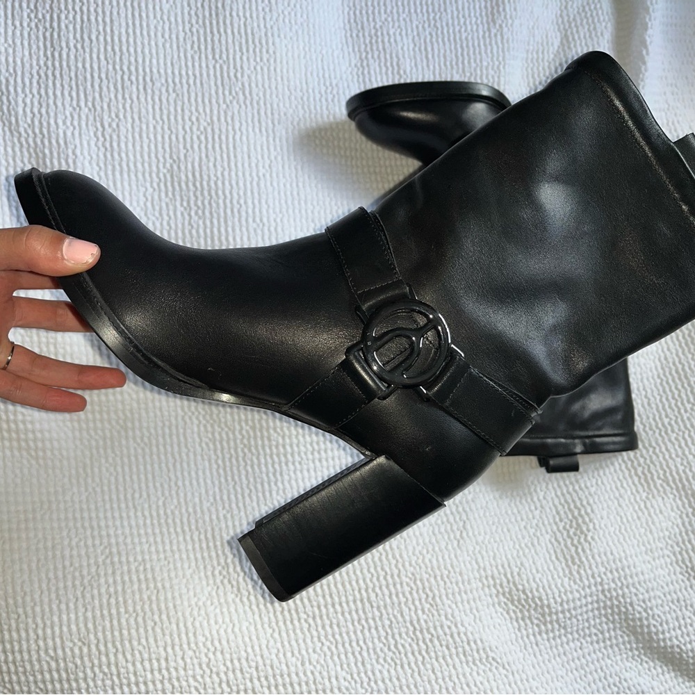 WISHBONE Genuine Leather Heeled Boots *New*